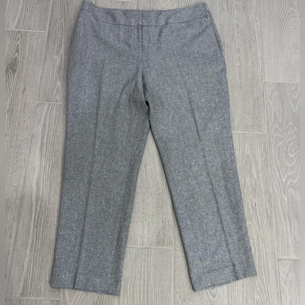 KASPER Herringbone Pants Size 16 Petite NWT
